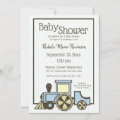 Baby shower Choo Choo Train Kaart (Voorkant)