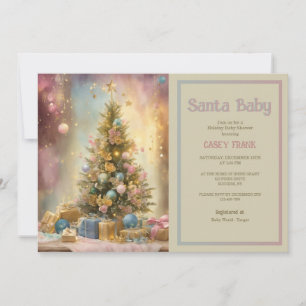 Baby shower Christmas Kaart