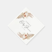 BABY SHOWER CIERA Bohemian Terracotta Pampas Servet (Hoek)