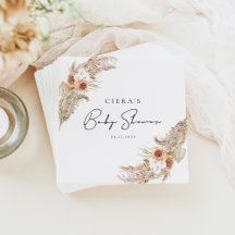 BABY SHOWER CIERA Bohemian Terracotta Pampas