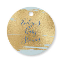 Baby shower Classic blauw en goud