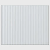 Baby shower classic blauw/gebroken wit gestreept cadeaupapier (Vlak)