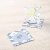 Baby shower Cloud Nine 9 Schattigee grillige parti Kartonnen Onderzetters (Insitu)