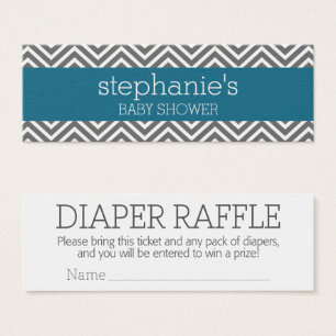 Baby shower Collectie - Luierspoelkaartje Mini Visitekaartjes