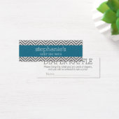 Baby shower Collectie - Luierspoelkaartje Mini Visitekaartjes (Bureau)