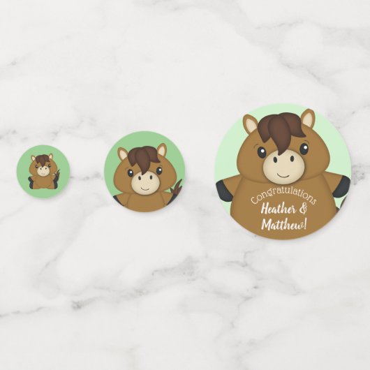 Baby shower confetti (Voorkanten)