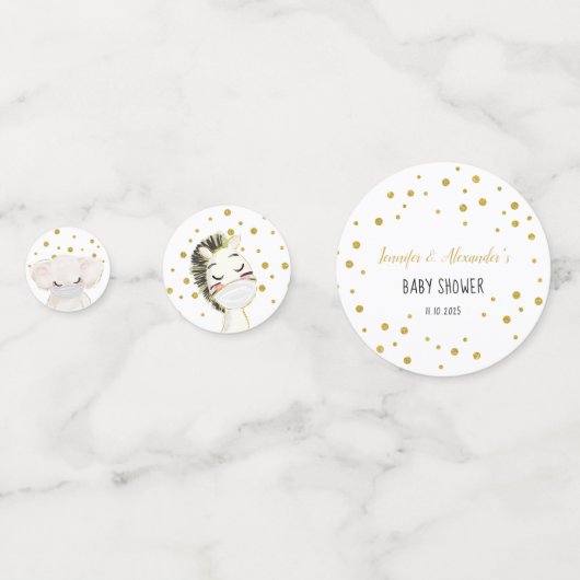 Baby shower confetti (Voorkanten)