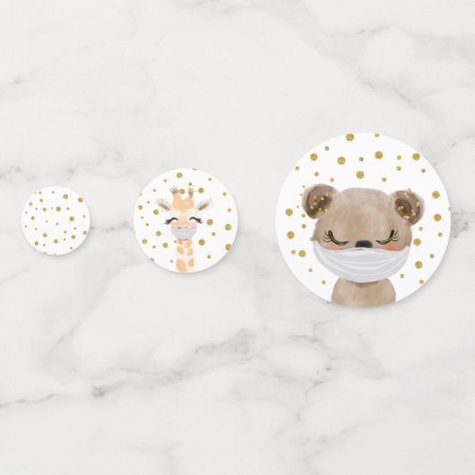 Baby shower confetti (Achterkanten)