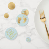 Baby shower Confetti Classic Blue N Gold (Groep)