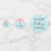 Baby shower Confetti Peek a boo Baby (Voorkanten)