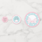 Baby shower Confetti Peek a boo Baby (Achterkanten)