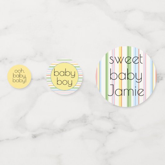 Baby shower Confetti picknick (Voorkanten)