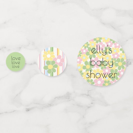 Baby shower Confetti picknick (Achterkanten)