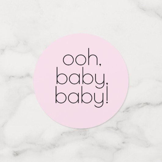 Baby shower Confetti Sugar en Spice Pink N Groen (Kleine voorkant)