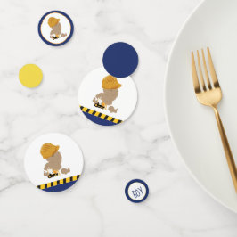 Baby Shower Confetti Versiering Bouw Thema