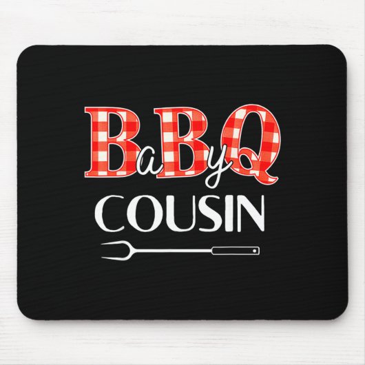 Baby Shower Cousin Bbq Party Cute Matching Family  Muismat (Voorkant)