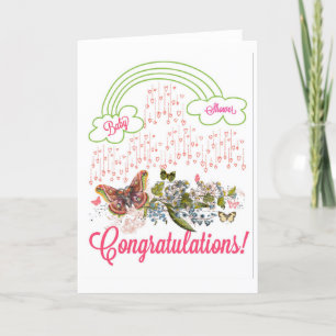 Baby shower-creditcard kaart