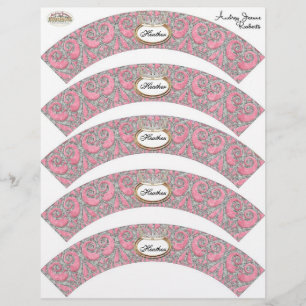 Baby shower Cupcake Decor - Royal Princess Crown Flyer