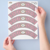 Baby shower Cupcake Decor - Royal Princess Crown Flyer (Hand)