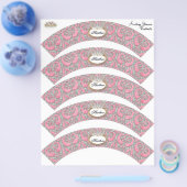 Baby shower Cupcake Decor - Royal Princess Crown Flyer (Enkel)