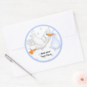 Baby shower Cupcake Toppers Stickers (Envelop)