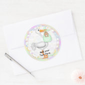 Baby shower Cupcake Toppers Stickers (Envelop)