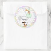 Baby shower Cupcake Toppers Stickers (Tas)
