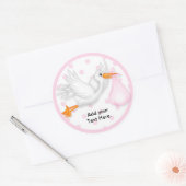 Baby shower Cupcake Toppers Stickers (Envelop)