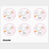 Baby shower Cupcake Toppers Stickers (Vel)