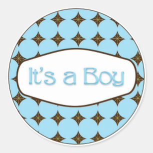 Baby shower Cupcake Toppers Stickers Het is een Jo
