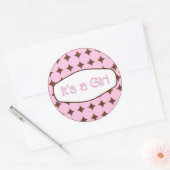 Baby shower Cupcake Toppers Stickers Het is een Me (Envelop)