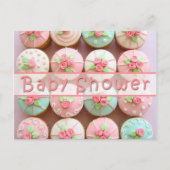 Baby shower - Cupcakes Post Kaart (Voorkant)