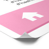 Baby shower Custom Selfie Lijst Globos Aeroestatis Poster (Hoek)