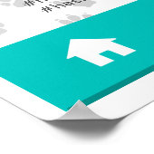 Baby shower Custom Selfie Lijst Leoncito Poster (Hoek)