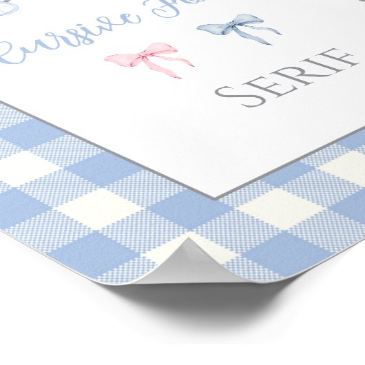 Baby Shower Customizable Game Poster (Hoek)