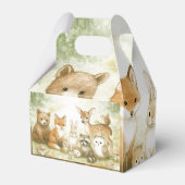 Baby Shower Cute Baby Animals Bedankdoosjes (Achterkant)