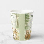 Baby Shower Cute Baby Animals Papieren Bekers (Links)