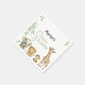Baby Shower Cute Baby Animals Servet (Hoek)