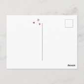 BABY SHOWER | Cute Frog & Bunny Invitation Briefkaart (Achterkant)