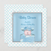 Baby shower Cute Kaart (Voorkant / Achterkant)