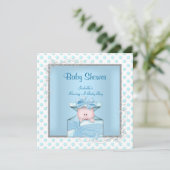 Baby shower Cute Kaart (Staand voorkant)
