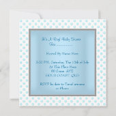 Baby shower Cute Kaart (Achterkant)