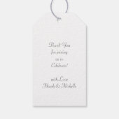  Baby shower Cute Pink Girl Cadeaulabel (Achterkant)