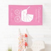  Baby shower Cute Pink Girl Spandoek (Insitu)