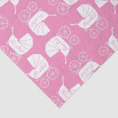 Baby shower Cute Pink Girl Tissuepapier (Detail)