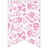  Baby shower Cute Pink Girl Vlaggetjes (Tweede vlag)