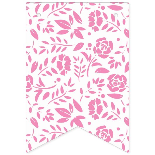  Baby shower Cute Pink Girl Vlaggetjes (Tweede vlag)