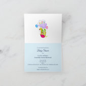 Baby shower Cute Train of Toys Het is een jongen K (Binnen)