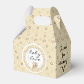 Baby shower Cutie Baby Favor Box Bedankdoosjes (Achterkant)