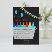 Baby Shower Dadchelor Biervat Feest Kaart (Staand voorkant)